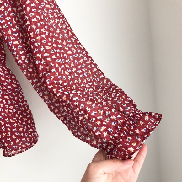 EUC Madewell Overture Top in Ditsy Flowers (Medium) - Picture 7 of 7